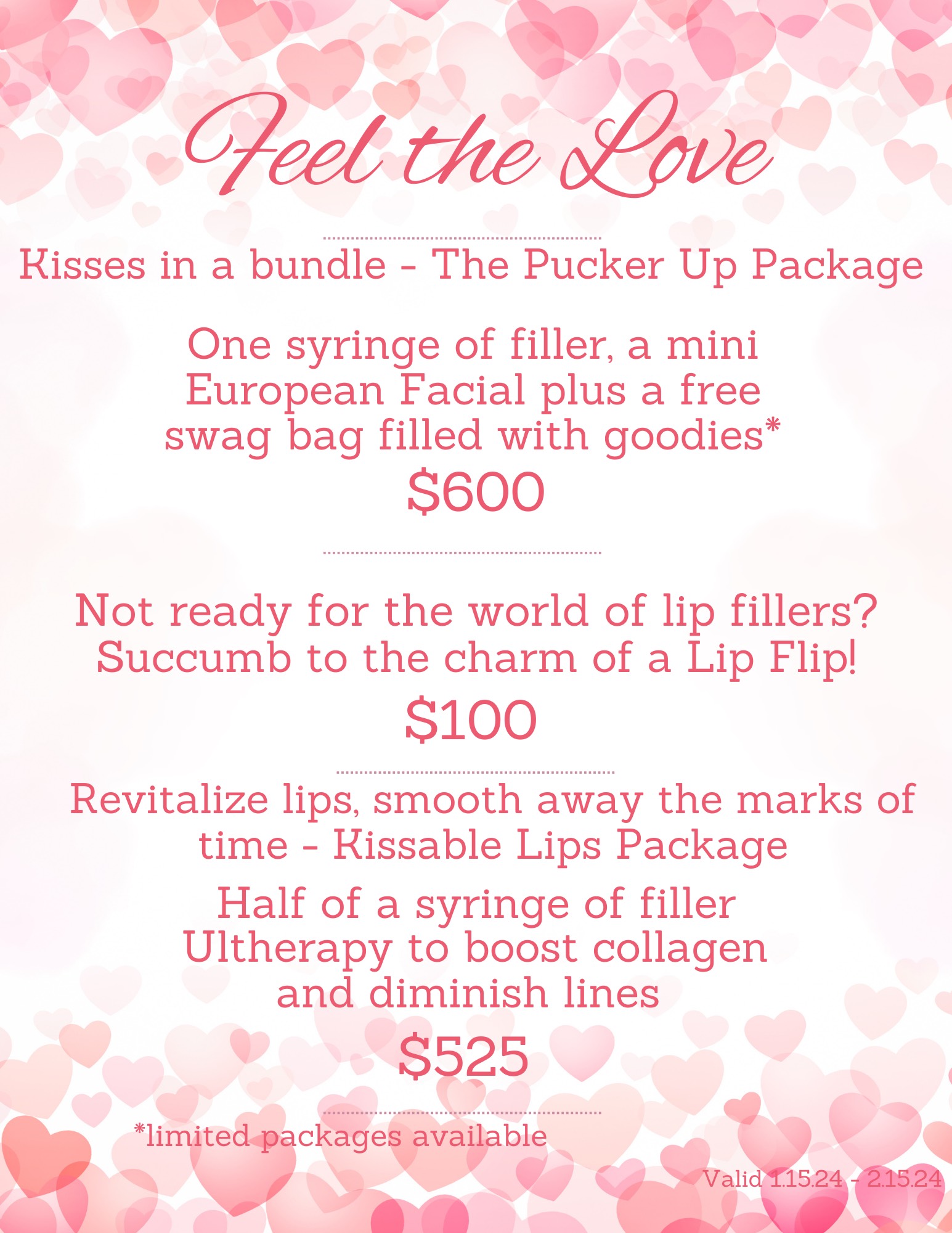 Monthly Specials Montana Medical Aesthetics Clinic PLLC